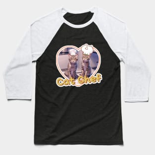 cat chef Baseball T-Shirt